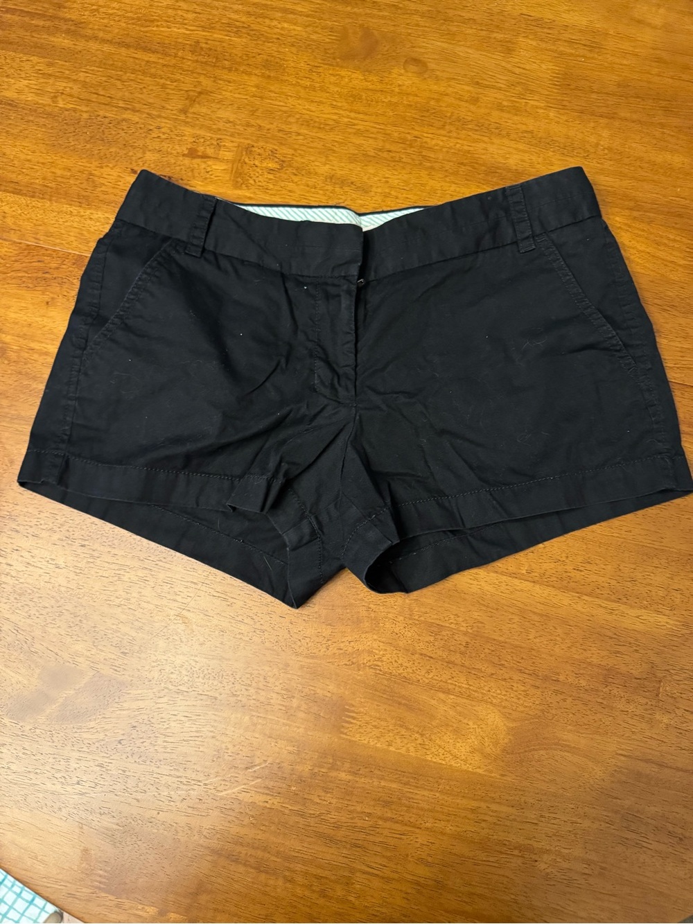 J. Crew Black Cotton Shorts